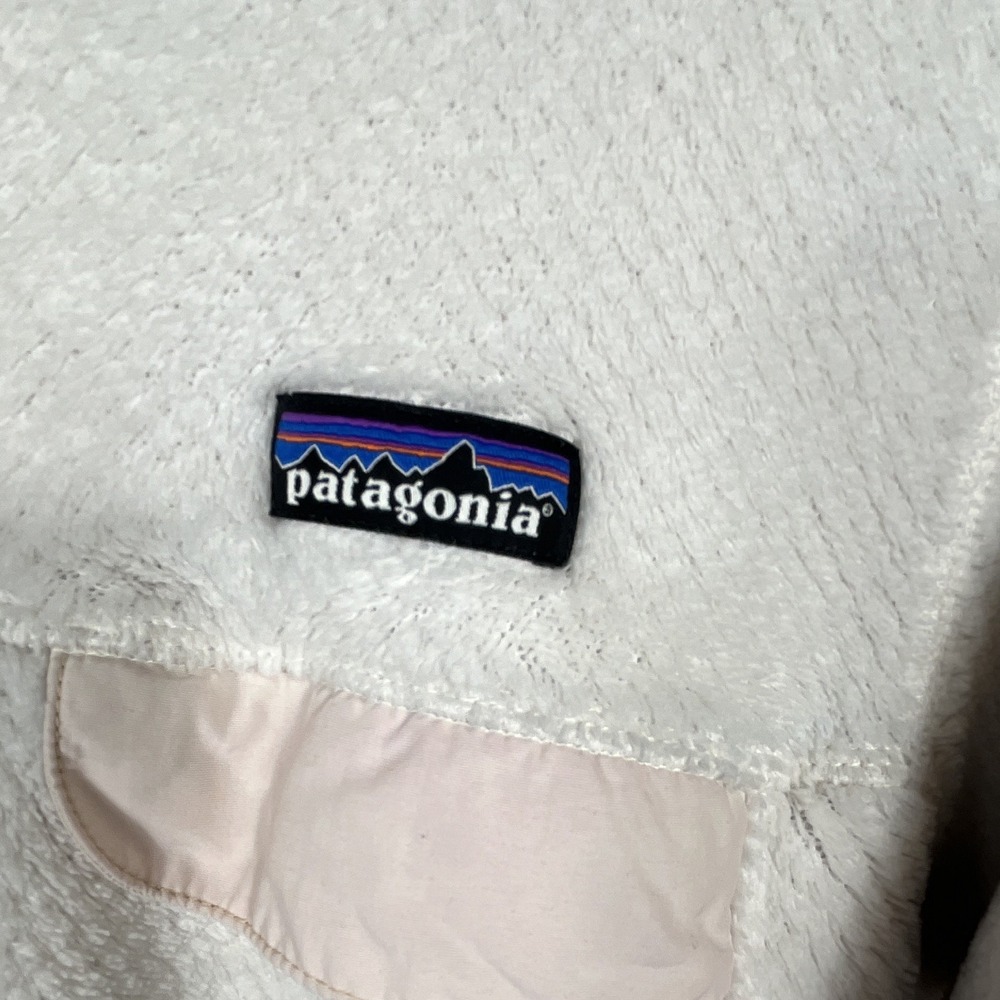 Patagonia Snap-T Women's White Snap Pullover Jacket Long Sleeve Size Medium - Picture 2 of 5